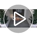 Black and Beige Striped Outdoor Rug - 4x6 Washable Porch Mat - Light Beige/Black Stripe