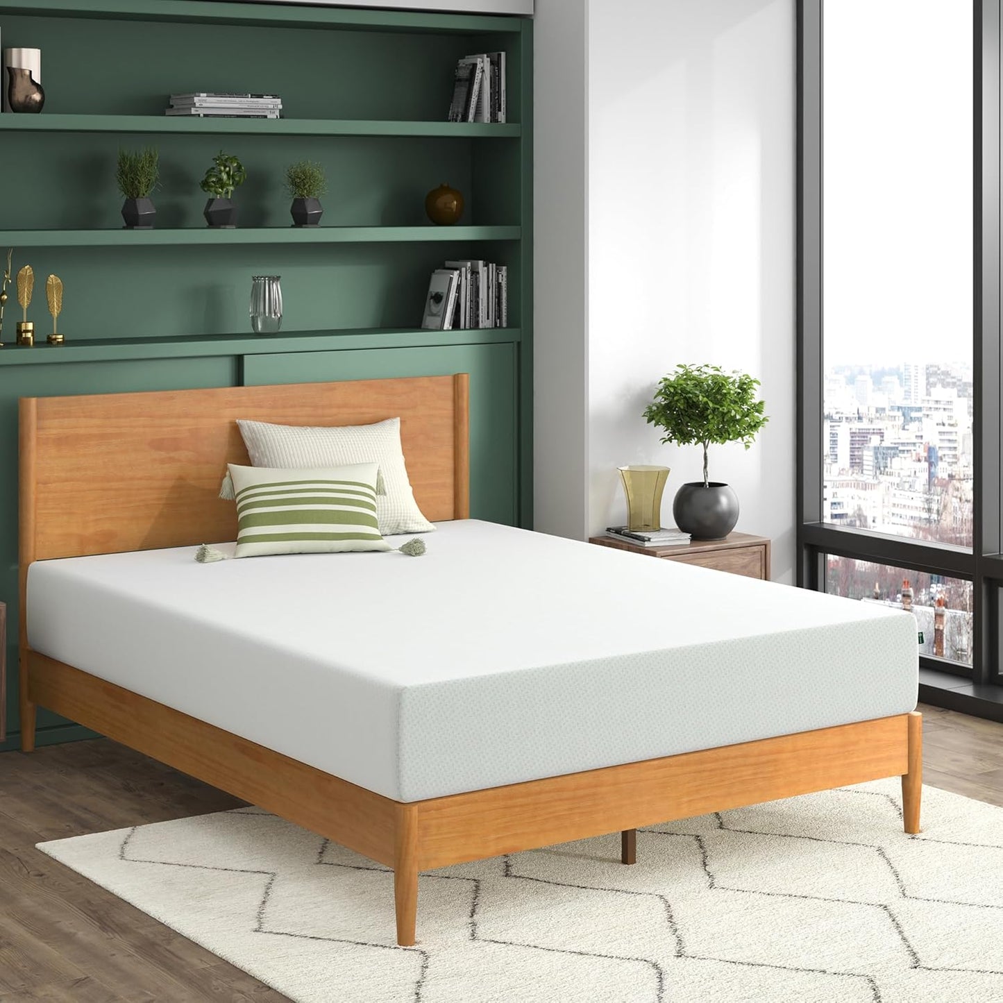 ZINUS Memory Foam Twin Mattress - 10 Inch Green Tea Infused Comfort & Support