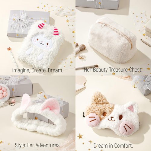 AOLRNALI Birthday Gift for Tween & Teen Girls, 8-Piece Secret Garden Gift Box Set for Christmas, Teen Girl Trendy Stuff, Perfect for Daughter Niece Sister