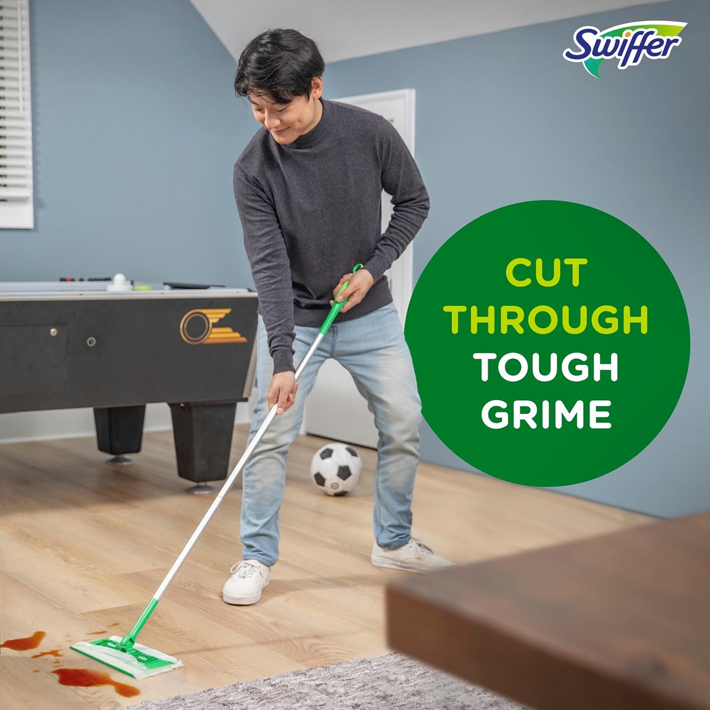 Swiffer Sweep + Mop Wet Pads Refill - All-Purpose Floor Cleaner for Dirt & Dust | 24 Count