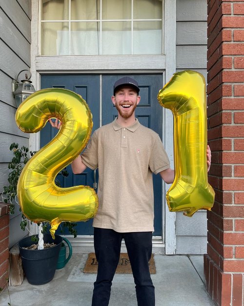 40 Inch Gold 1 Balloon for First Birthday, Gold One 1st Number Balloon Birthday Decorations, 10th 21st, Giant Number 1 Balloon