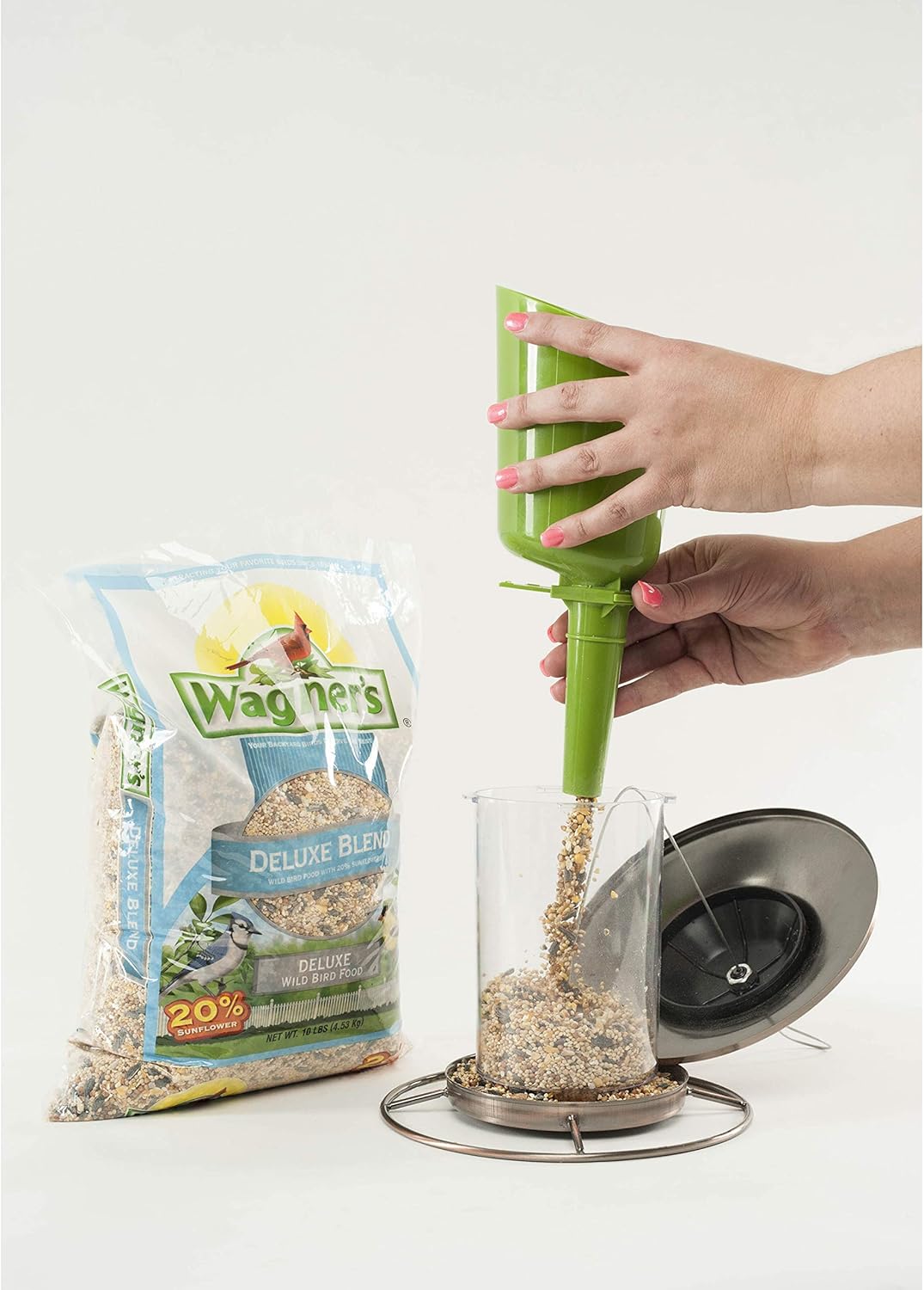 Wagner's 13008 Deluxe Wild Bird Food - Premium 10 lb Bag for Attracting Backyard Birds