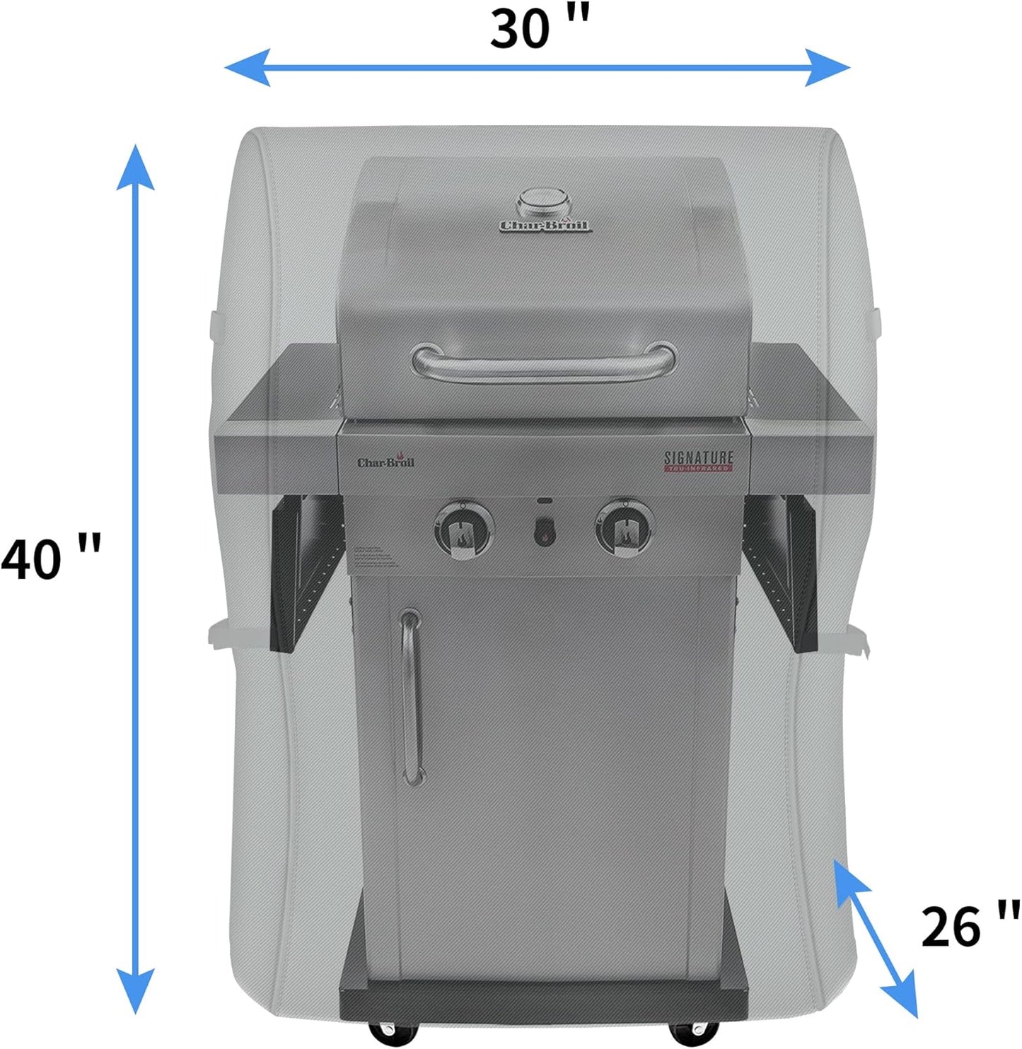 NEXCOVER Heavy Duty BBQ Grill Cover - Waterproof & Fade Resistant | Fits 30 Inch Grills