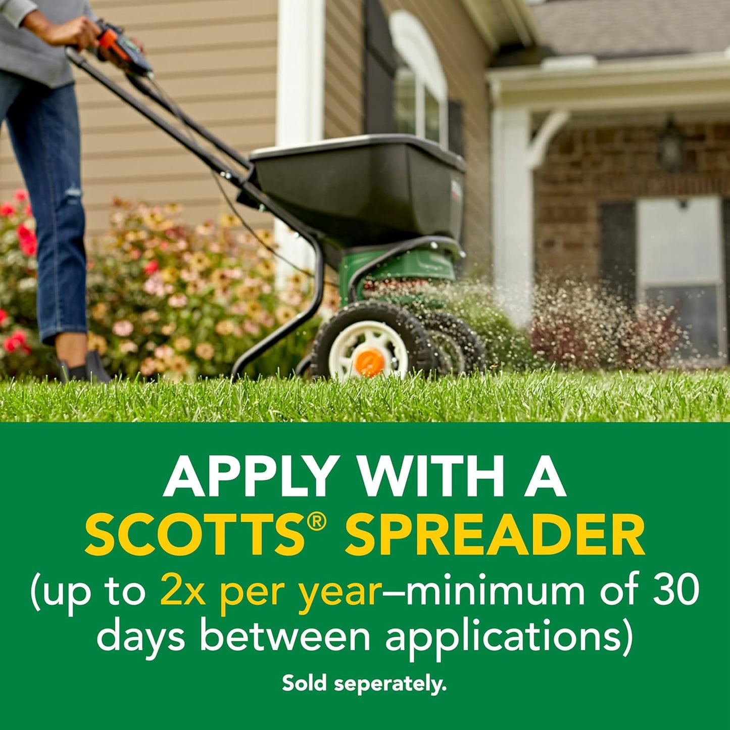 Scotts Turf Builder Weed and Feed 5 - Powerful Weed Killer & Lawn Fertilizer for 12,000 sq. ft. | 33.95 lb.