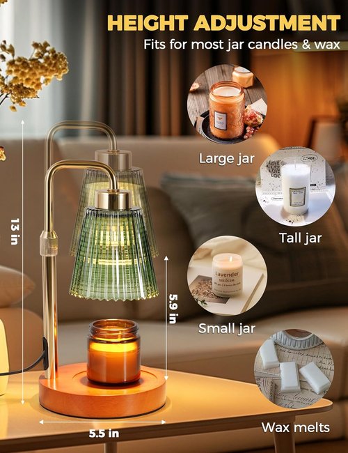GODONLIF Candle Warmer Lamp - Dimmable with Timer | Perfect Birthday Gift for Women & Home Decor