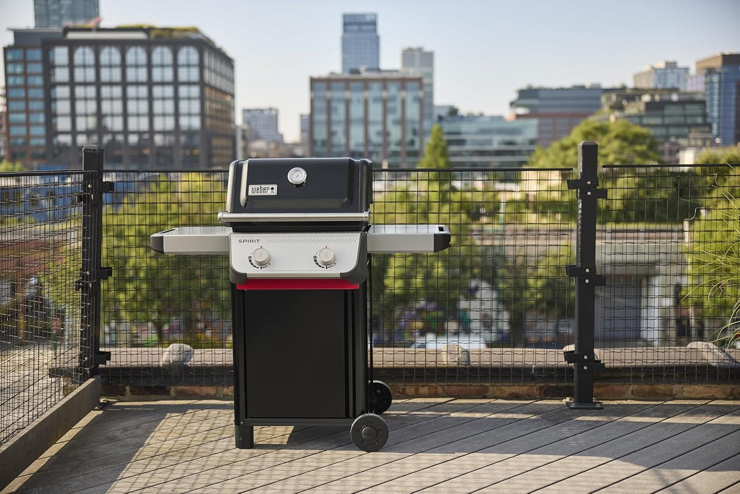 Weber Spirit E-210 Liquid Propane Gas Grill - 2 Burners, Black | Porcelain-Enameled Grates & Snap-Jet Ignition