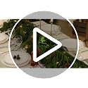 9FT Norfolk Pine Garland with Separate Lights,Lush Christmas Mantle