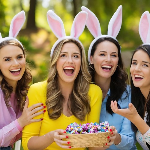 Easter Hershey Kisses Egg Hunt Candy, 2 Lbs Bulk, Individually Wrapped Milk Chocolate Kisses in Pastel Springtime Hippity Hoppity Foils, Easter Bunny Themed Egg Filler Candy, Easter Basket Stuffers