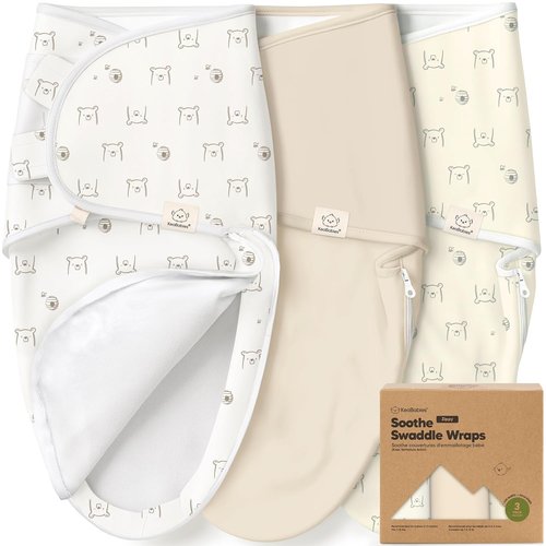 Baby Swaddle Sleep Sacks by Bumble Bear - Soft & Durable 3-Pack for Newborns 0-3 Months