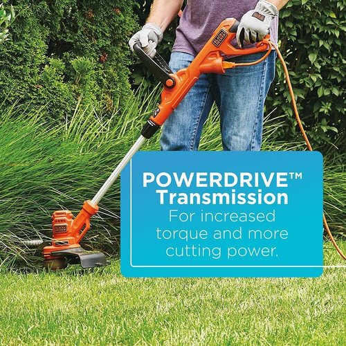 BLACK+DECKER 14-Inch Weed Wacker - Powerful 6.5-Amp Electric String Trimmer & Lawn Edger