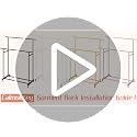 Calmootey Rolling Garment Rack, Sturdy Clothes Organizer for Bedroom