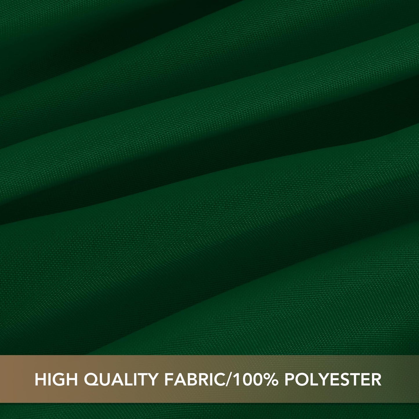 sancua Tablecloths for 6 Foot Rectangle Tables, 6 Pack - Washable Polyester Fabric Table Cloth for Chirstmas Party, Birthday, Banquet Reception, 54x108 Inch Hunter Green