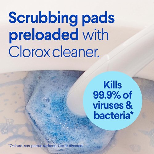 Clorox ToiletWand Toilet Cleaner Refills - Original 10 Count for Effortless Cleaning
