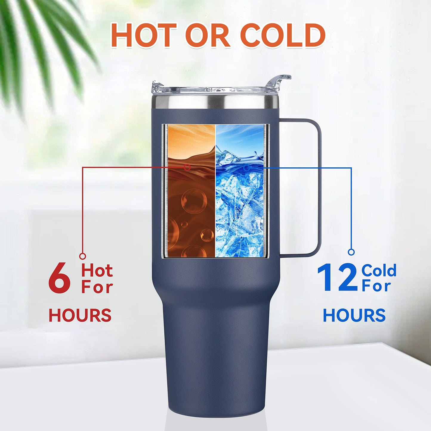 HASLE OUTFITTERS 30oz Tumbler With Handle, Insulated Travel Coffee Mug With Straw Leak-Proof Double Wall Stainless Steel Vacuum Tumblers Metal Cup with Straw for Hot and Cold Drink