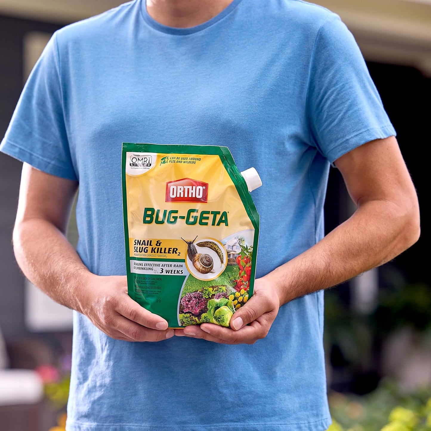 Ortho Bug-Geta Snail & Slug Killer - Effective Pest Control for 3 Weeks | 2 lbs