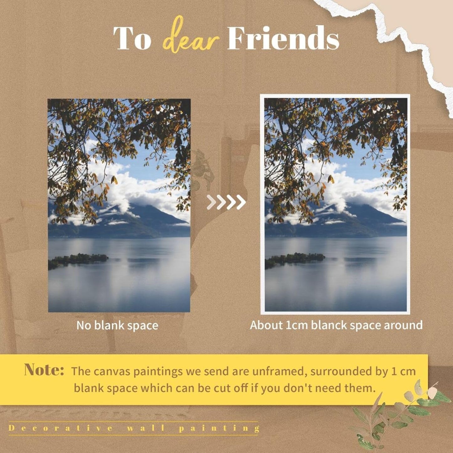 Skiennix Custom Canvas Prints - Personalized Photo Posters for Living Room, Bedroom, Office | 12x18 Inch