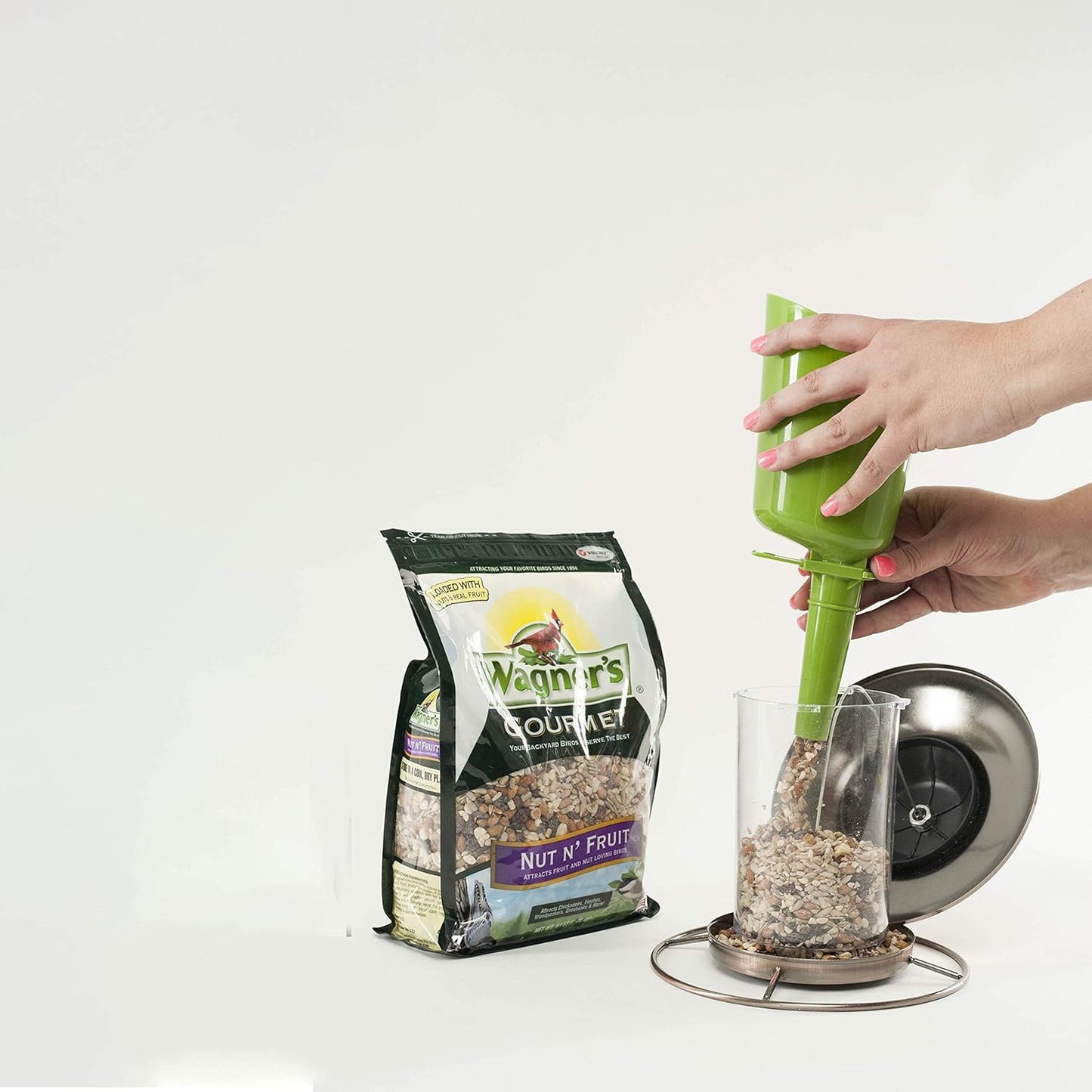 Wagner's Gourmet Nut & Fruit Wild Bird Food - 5 Pound Bag for Healthy Backyard Birds