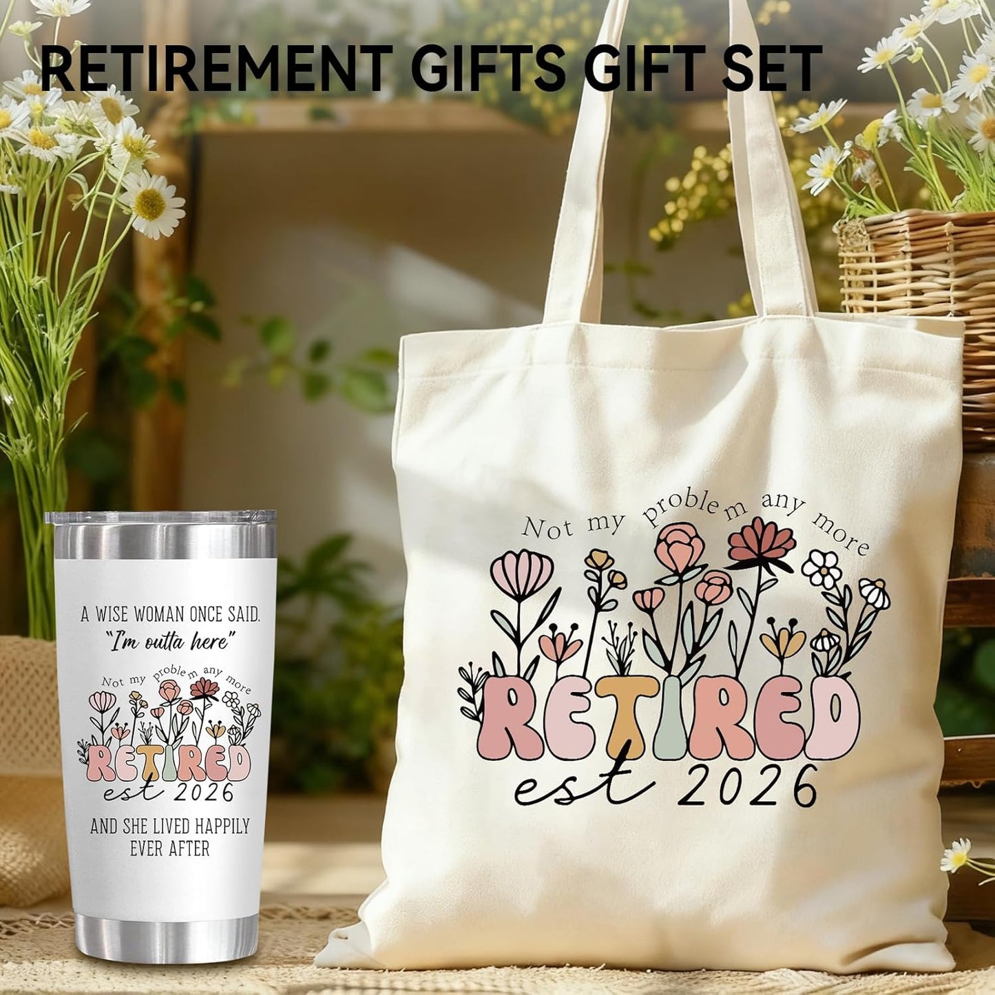 Physkoa Retirement Gifts for Women - Funny Gift for Boss, Coworker, Teacher, Nurse, Mom, Aunt