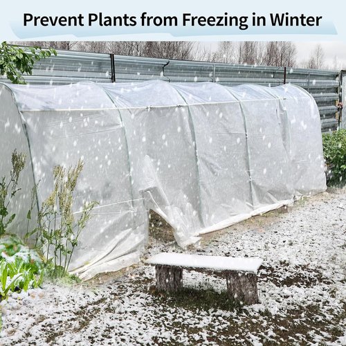 Insoma Plant Covers - 1.1oz/yd Floating Row Cover for Garden | 8' x 24' Frost Protection Blanket