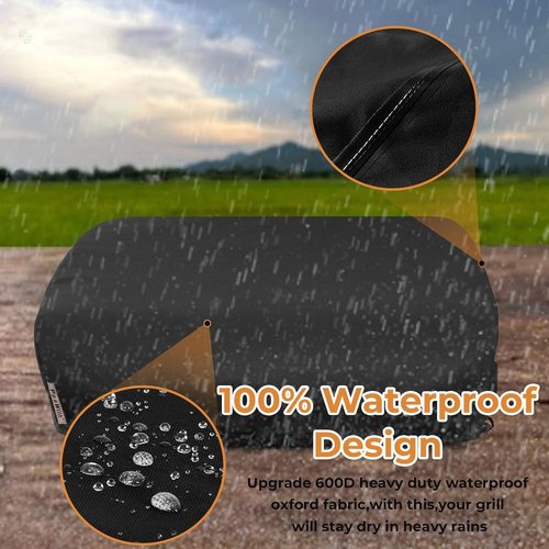 Blackstone Griddle Cover - Custom Fit Waterproof & UV Resistant for 22-Inch Tabletop Griddle