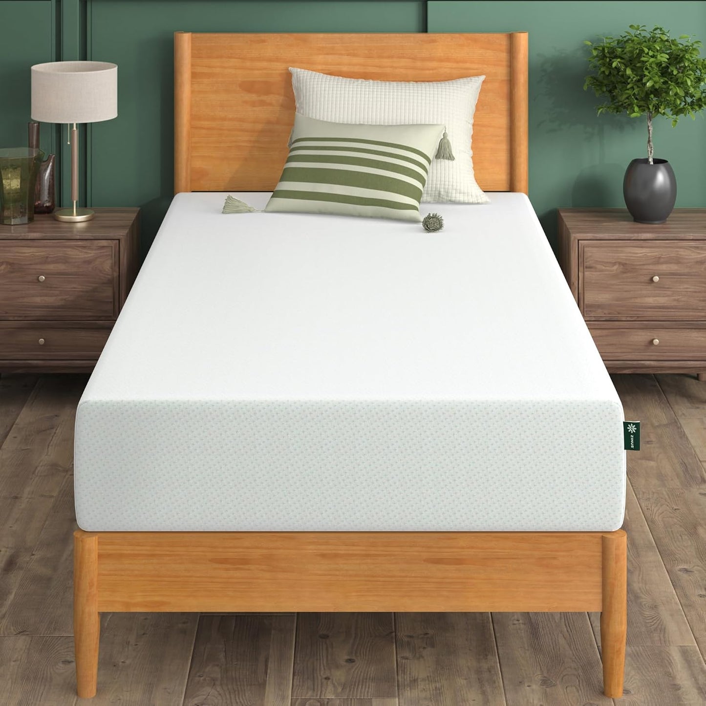 ZINUS Memory Foam Twin Mattress - 10 Inch Green Tea Infused Comfort & Support