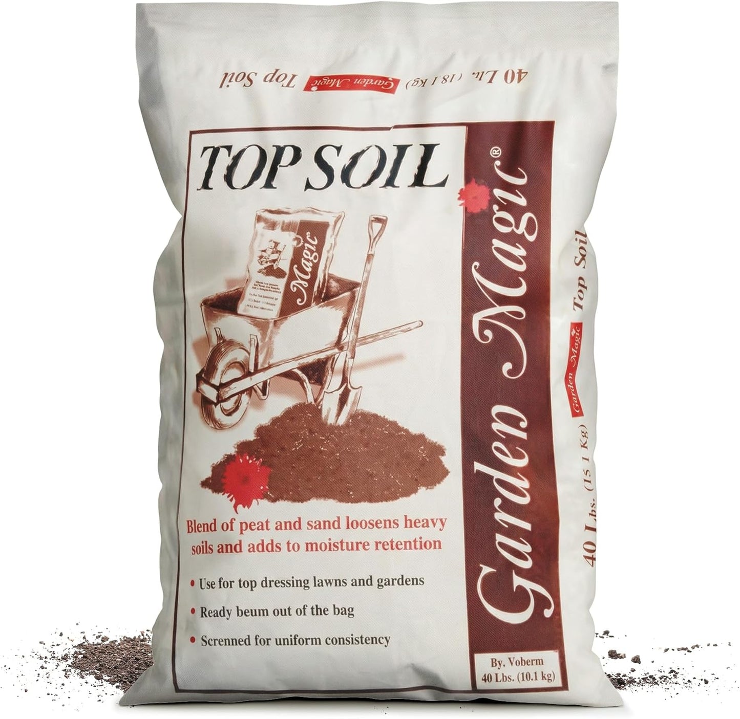 Michigan Peat Organic Planting Potting Soil Blend - 40 lb Bag for Indoor & Outdoor Gardening