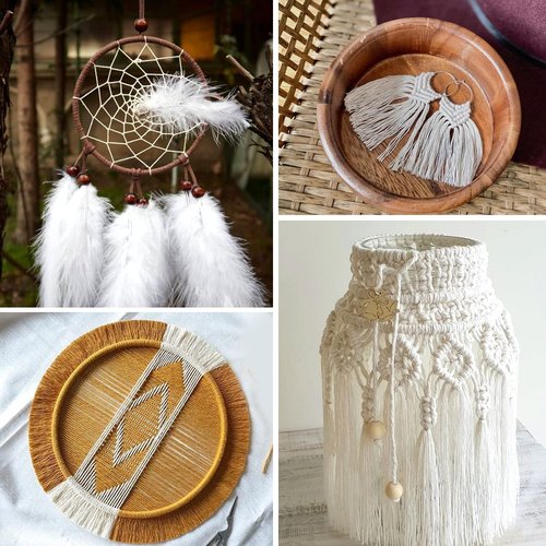 jijAcraft Butchers Twine - 328 Feet, 2mm Cotton Twine for Meat Trussing, Food Safe Kitchen Cooking and Baking, White Cotton String for Turkey, Sausage and More