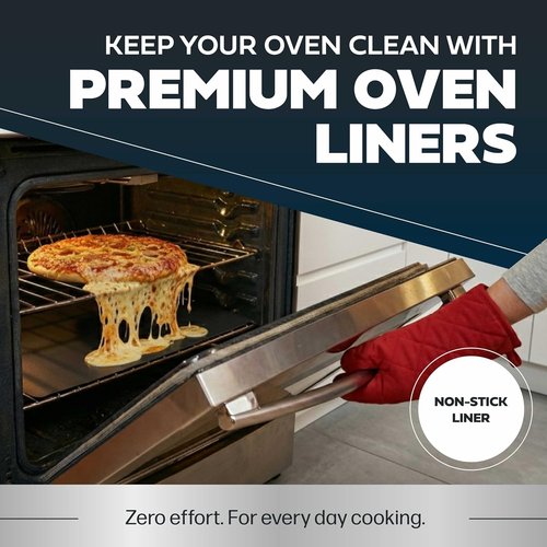 Cooks Innovations Non-Stick Oven Protector Mat - Heavy-Duty Heat-Resistant Baking Mat for All Ovens - BPA & PFOA Free