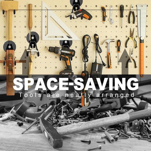 Heavy-Duty Magnetic Garage Hooks by [Brand Name] - Strong, Anti-Scratch Tool Holders for Garage & Workshop Storage