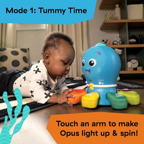 Baby Einstein Ocean Explorers - 4-in-1 Crawl & Chase Activity Learning Toy | Music & Lights for Ages 3 Months to 5 Years