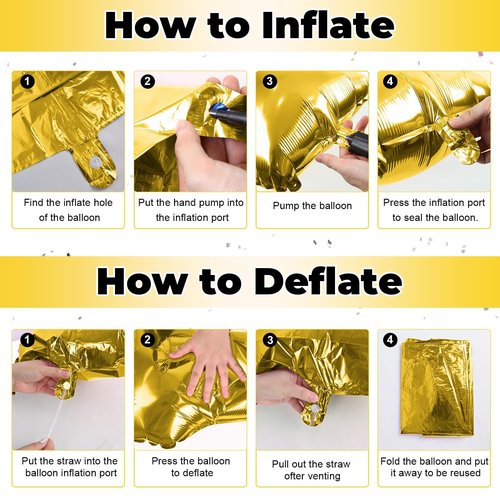 Foil Letter Balloons 40 Inch, Big Alphabet B Word Balloons, Large Self Inflating Name Balloon Letters Gold Decor, Helium Custom Letter Balloons for Women Birthday Party Anniversary Decoration Supplies
