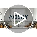AOSKY 2-Inch Cordless Faux Wood Blinds White 34" W x 60" H — Inside Mount