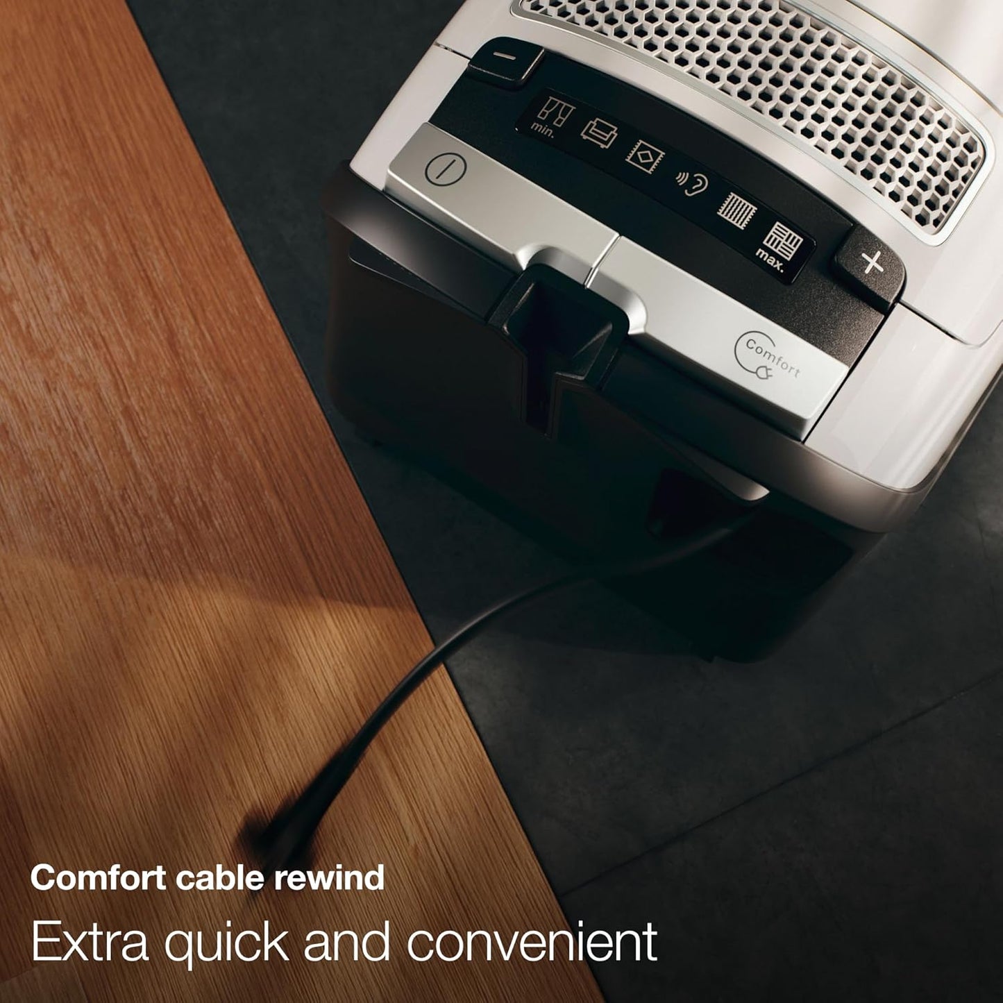 Miele Complete C3 Calima Vacuum Cleaner - Bagged Canister with Turbobrush for Carpets & Hard Floors | Curry Yellow