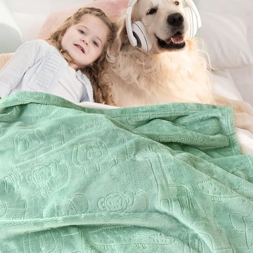 BORITAR Baby Blanket - Ultra Soft Fleece for Infants & Toddlers | Warm, Lightweight, 30x40 Inch, Sage Green