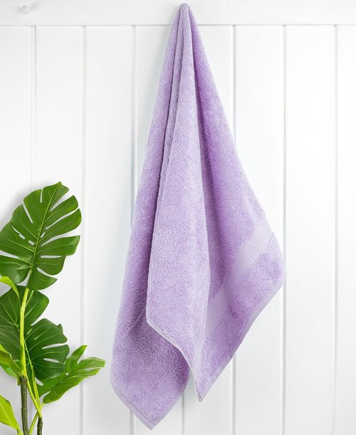 Cotton Paradise 100% Cotton Extra Large Plush Bath Towels Set - 4 Piece Lilac Collection