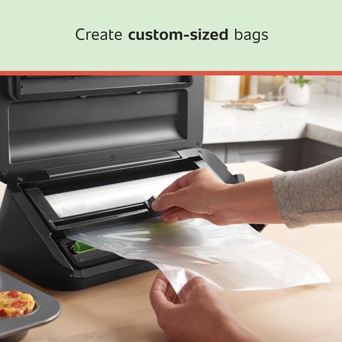 FoodSaver Vacuum Sealer Bags - Custom Fit Airtight Storage for Meal Prep & Sous Vide | 8 x 20' (Pack of 3)