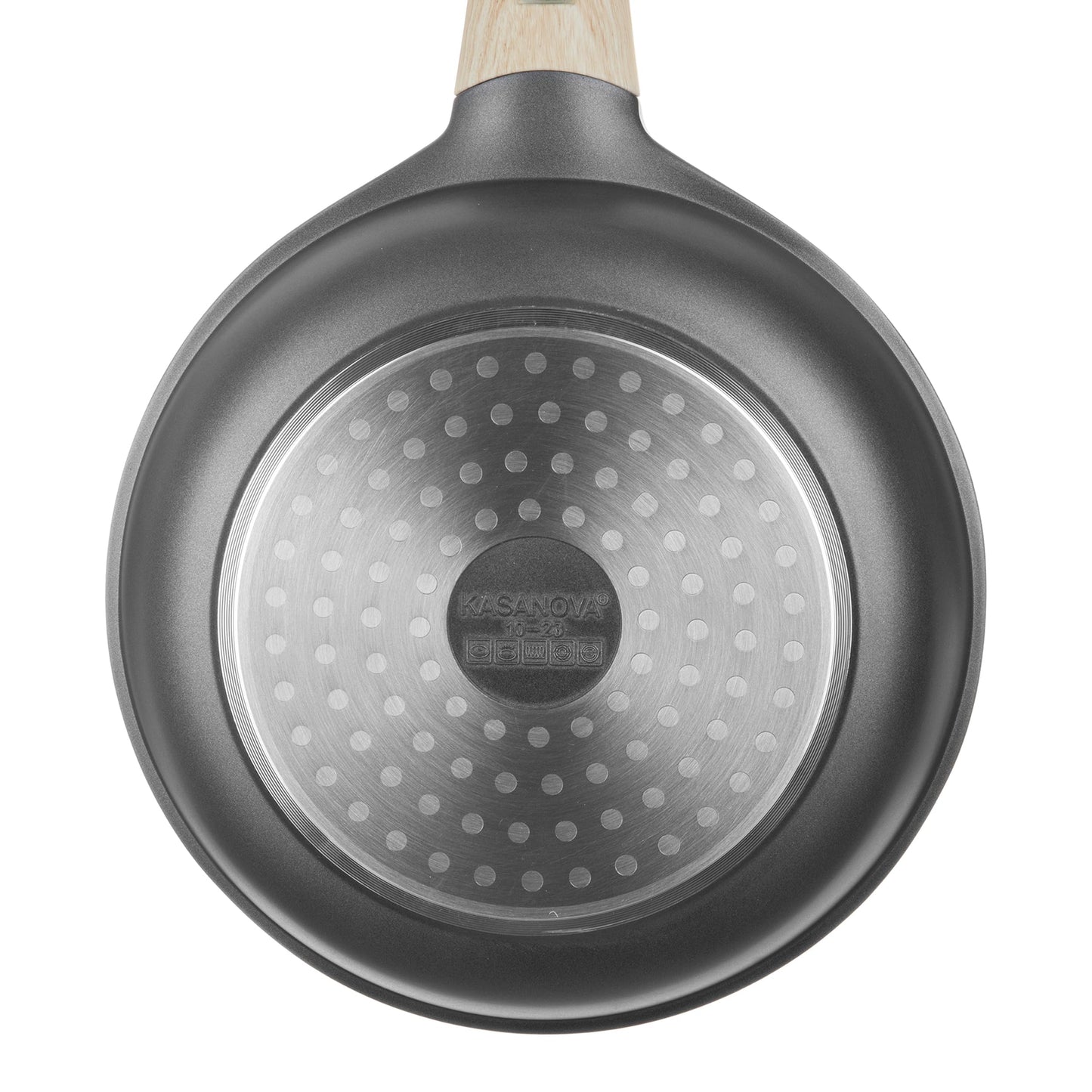 KASANOVA 8-pcs cookware set Nonstick, Induction pots and pans, Aluminum pans for cooking with glass lids and kitchen tools, PFOA-FREE (8 piece)