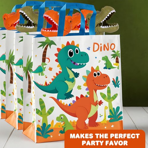 ArtCreativity Mini Dinosaur Grabber Toys - Set of 12 Small Grabbers - Orange and Green Dinosaur Toys for Kids - Fun T-Rex Dinosaur Party Favors for Boys - Dino Party Supplies Ages 3 Plus