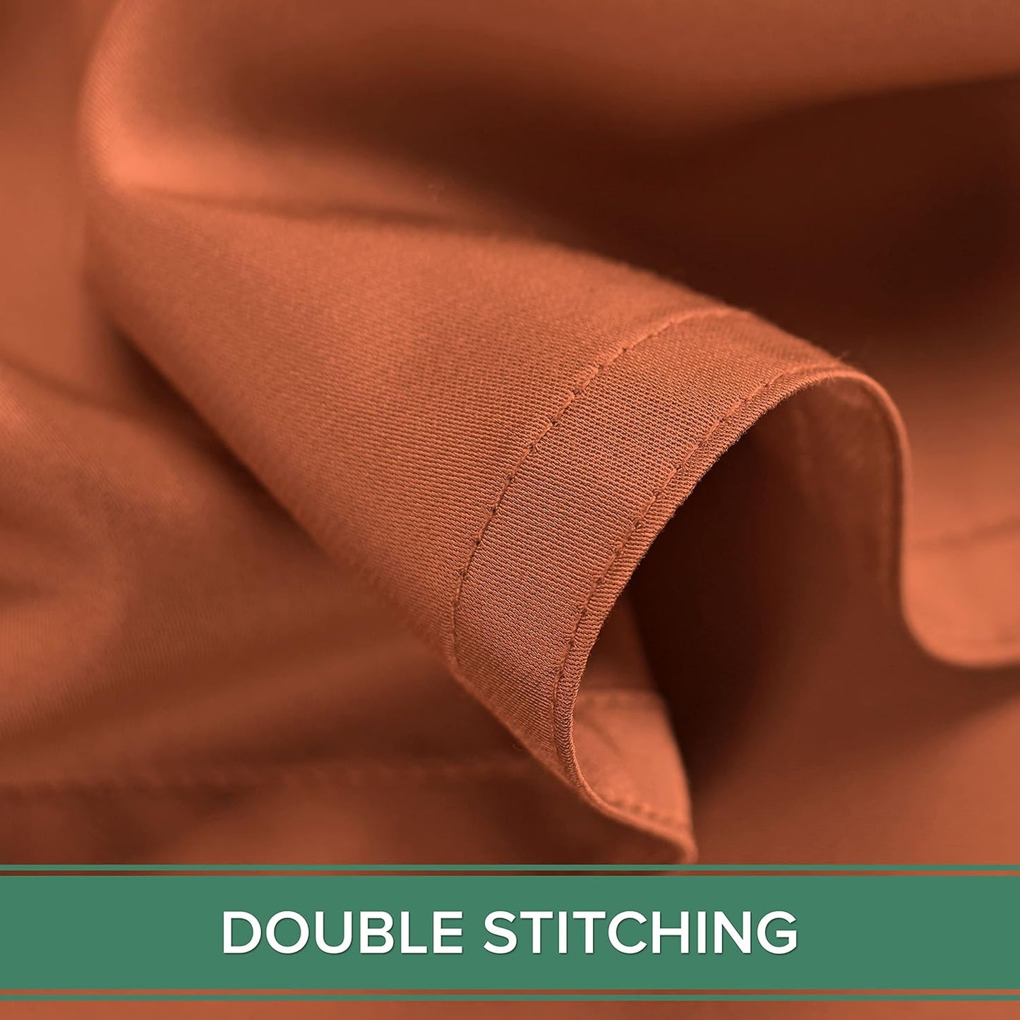 Pure Bamboo Queen Sheets - Luxuriously Soft & Cooling 100% Organic Viscose Bed Set | Terracotta Color