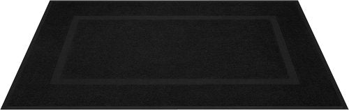 Cotton Paradise 100% Cotton Bath Mats - Soft, Absorbent, Quick-Dry Set of 2 | 20x34 Inches, Black