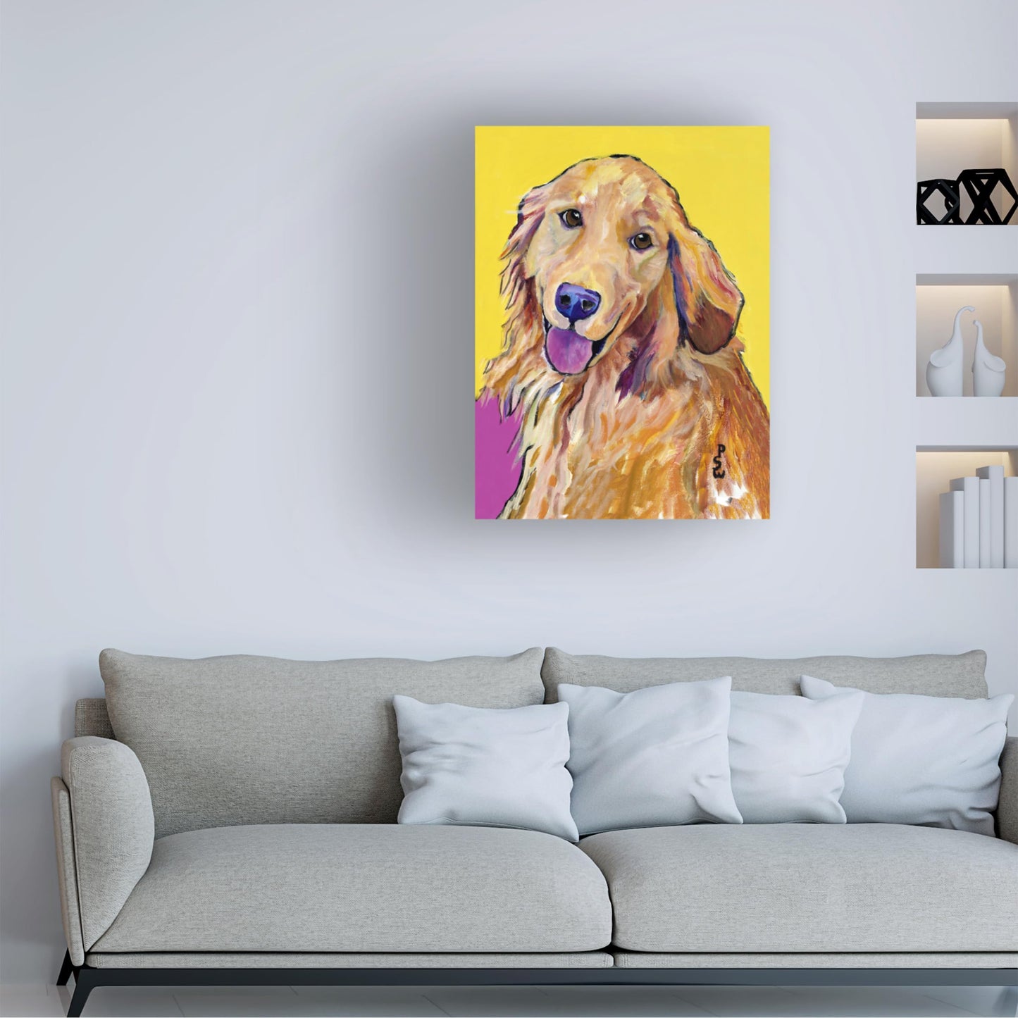 Trademark Fine Art Molly Canvas Art by Pat Saunders-White, 18 by 24-Inch
