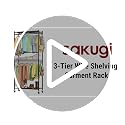 Large Black Clothes Rack with Shelves & Wheels - Multi-Functional Wardrobe Organizer