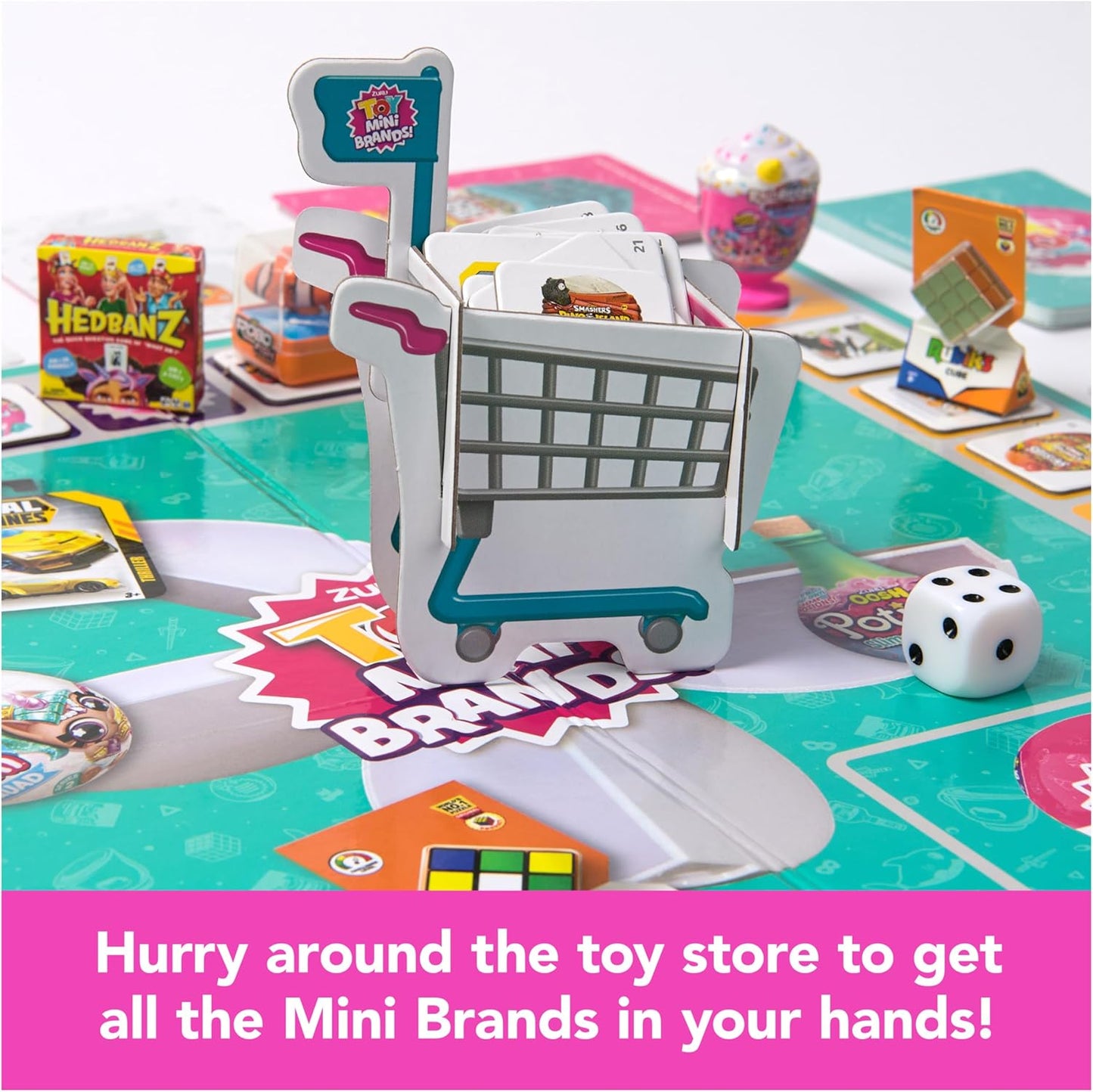 Spin Master Games | Toy Mini Brands Add to Cart Game - Fun Collectible Shopping Spree for Kids, Ages 6+