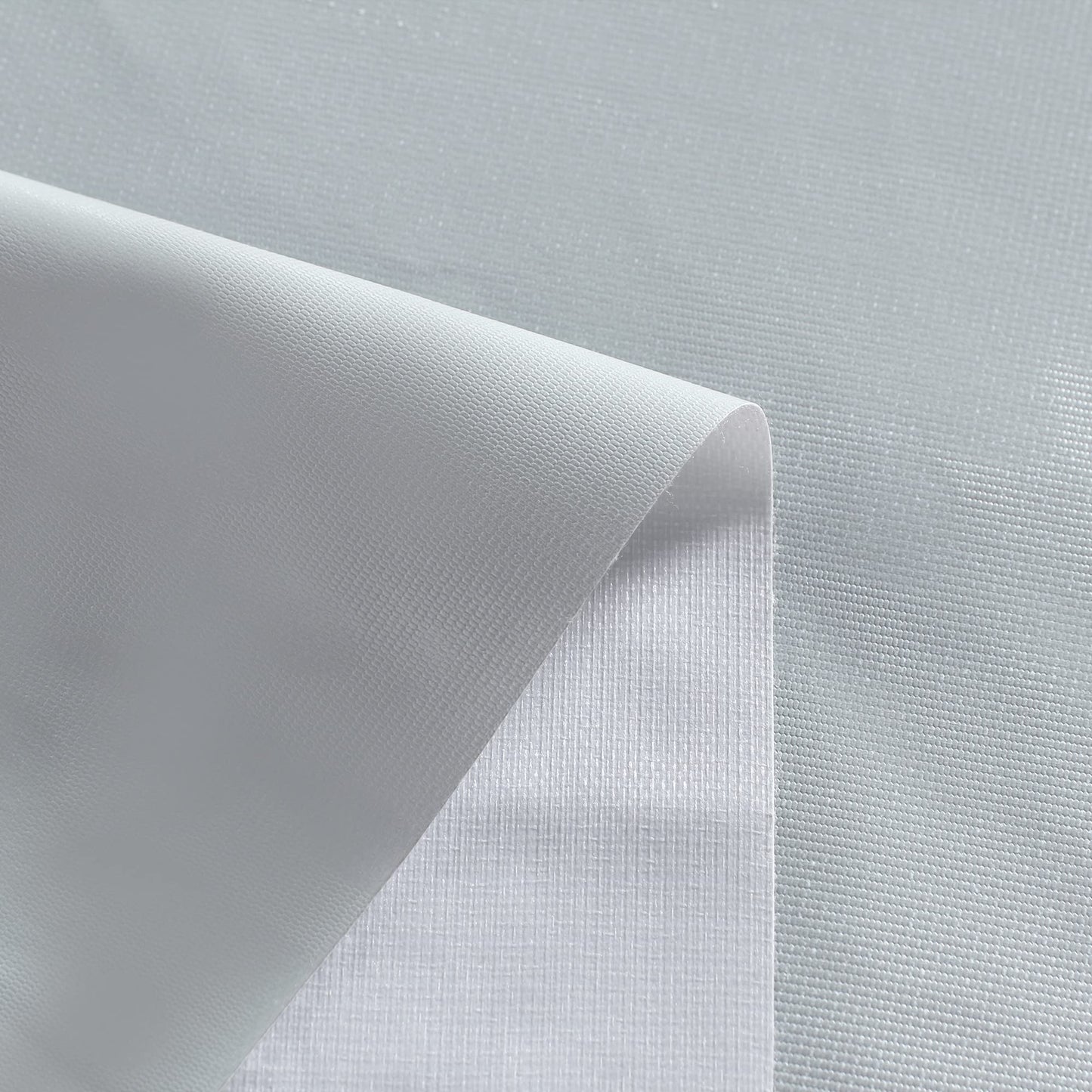 sancua 100% Waterproof Rectangle PVC Tablecloth - 70 x 90 Inch - Oil Proof Spill Proof Vinyl Table Cloth, Wipe Clean Table Cover for Dining Tables, Buffet Parties and Camping, Sliver Grey