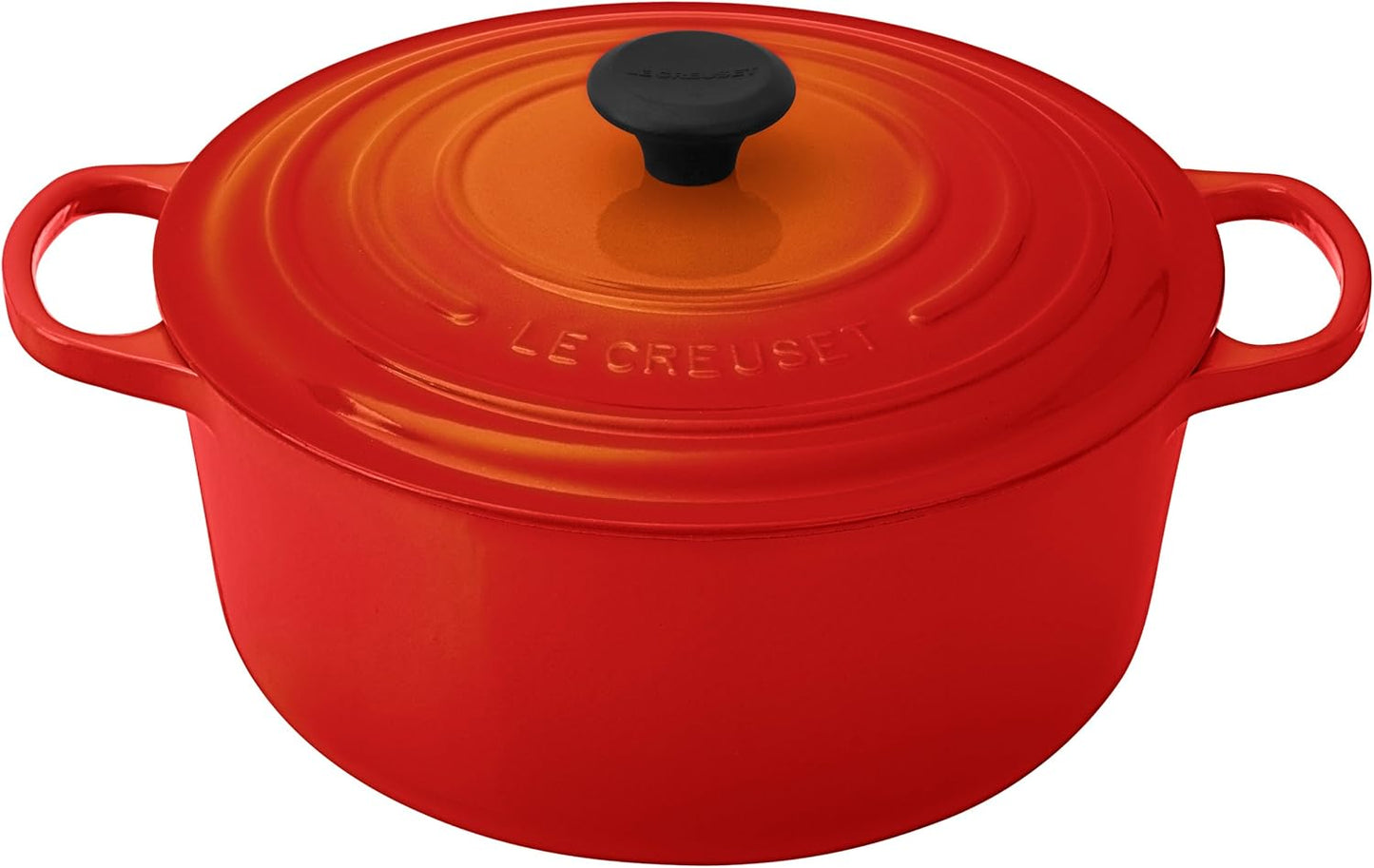 Le Creuset Enameled Cast Iron Dutch Oven - 7.25 Qt. | Signature Round in Flame Color