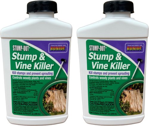 Bonide Vine & Stump Killer - Concentrate 8 Oz with Applicator | 2 Pack for Effective Weed Control