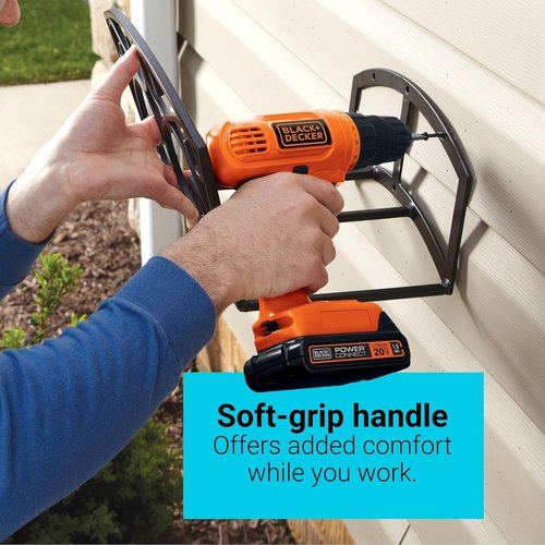 BLACK+DECKER 20V MAX POWERCONNECT Cordless Power Drill & Electric Screwdriver - 30 Piece Bit Set Included