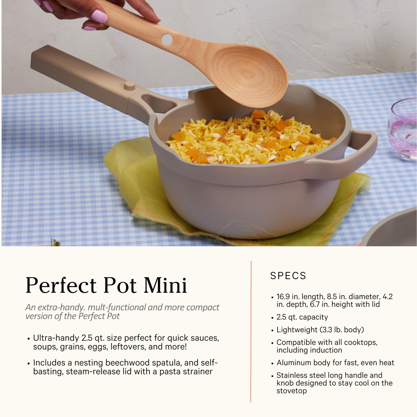 Our Place Cookware Set - 13-Piece Kit Including the Always Pan, Perfect Pot and Spatulas | Multifunctional, Toxin-Free Nonstick | Heat Safe up to 450°F | Oven, Stove, Induction Compatible | Steam