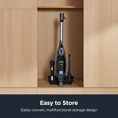 Eureka Corded Stick Vacuum Cleaner - Lightweight Pet Hair Removal | Powerful Suction for Carpets & Hard Floors - Blue, NES520BL
