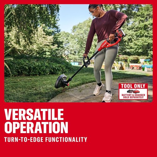 CRAFTSMAN V20 Cordless String Trimmer & Lawn Edger - 13-Inch, 63 Minutes Runtime, Easy Handling